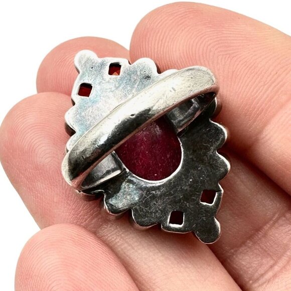 Nicky Butler Womens Ring Sterling Silver Ruby Multi Gemstone Ring Size 10 - Picture 4 of 6